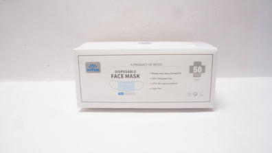 Intco Disposable Face Mask 175mm x 95mm, Blue - Box of 50